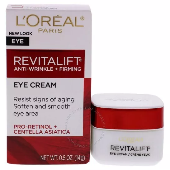 L'Oreal Revitalift Anti-Wrinkle Firming Eye Cream .5oz Sealed DMG Box