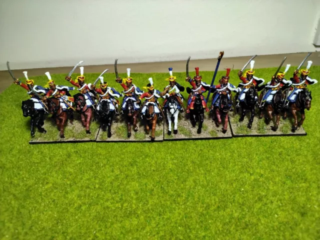 Painted 28mm French Napoleonic Cavalry