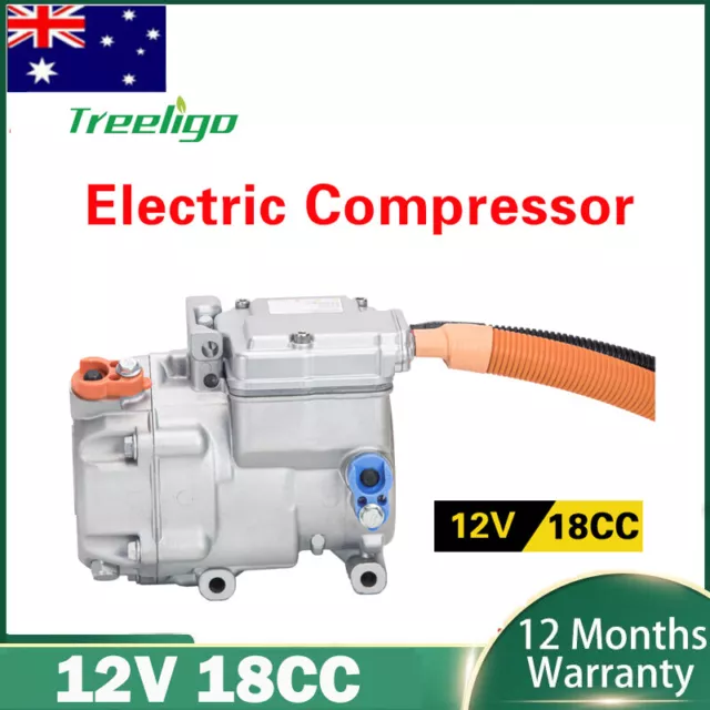 12V 18CC Air Conditioner Air Conditioning Electric Compressor For Car Truck Auto