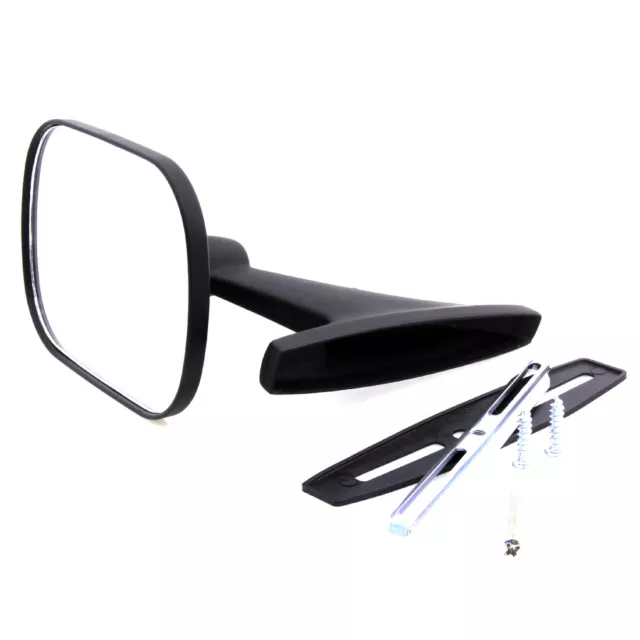 Black Door Mirror New 2 Pieces For Chevrolet Caprice Camaro 1965 - 1978 3