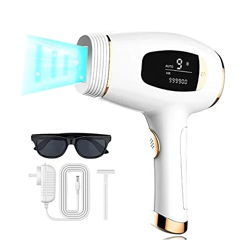 Laser Hair Removal Permanent Hair Removal Device Painless At-Home IPL Hair Re...