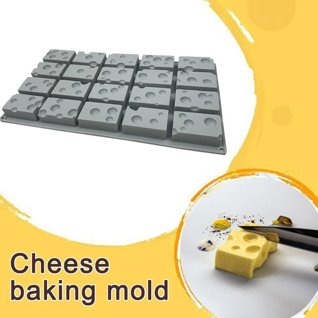 1/2Pack Square Cheeses Silicone Mold Fondant Cake Mold DIY Baking Tools Lot M3