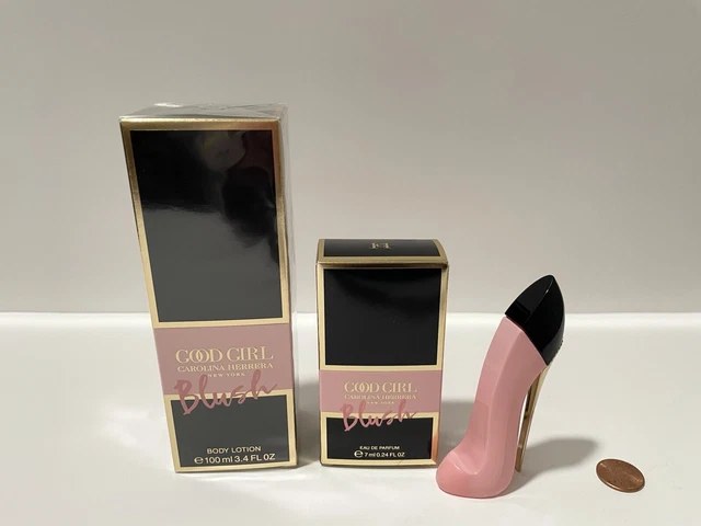 2 pc Carolina Herrera Good Girl BLUSH Eau de Parfum 0.24 oz 7mL + Lotion 3.4oz