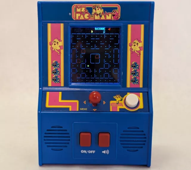 Basic Fun Arcade Classics Ms Pac-Man Retro Mini Arcade Game Handheld Bandai 2018