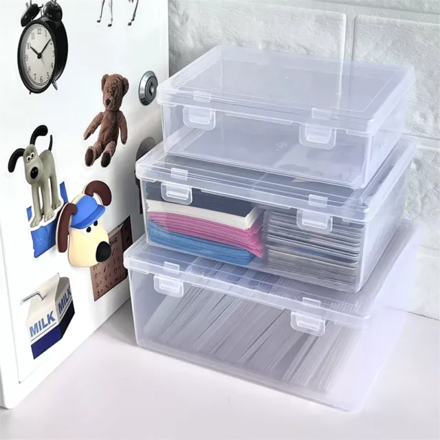 Clear Small Plastic Storage Box Jewelry Beads Organizer Case Container Durable