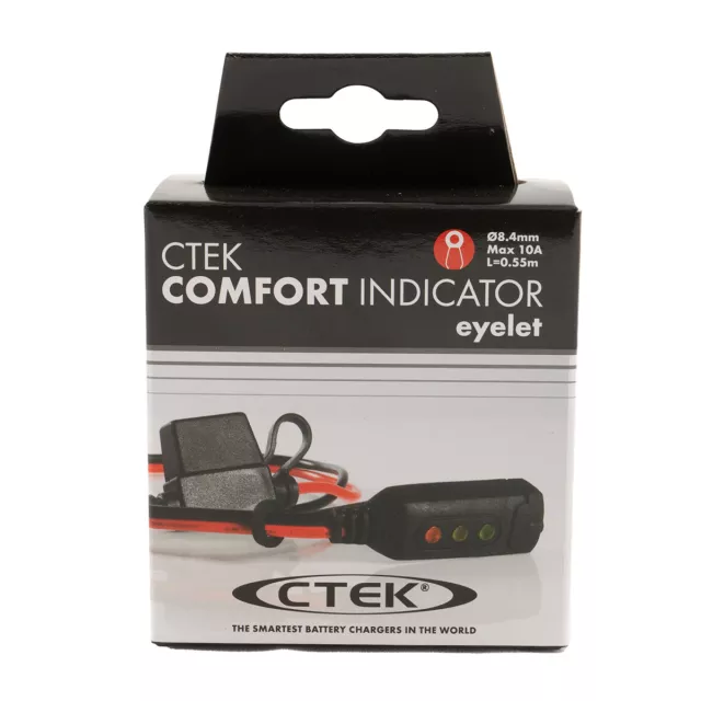 CTEK Comfort Indicator Eyelet M8 Kabellänge 550mm Ladezustandanzeige für Batteri