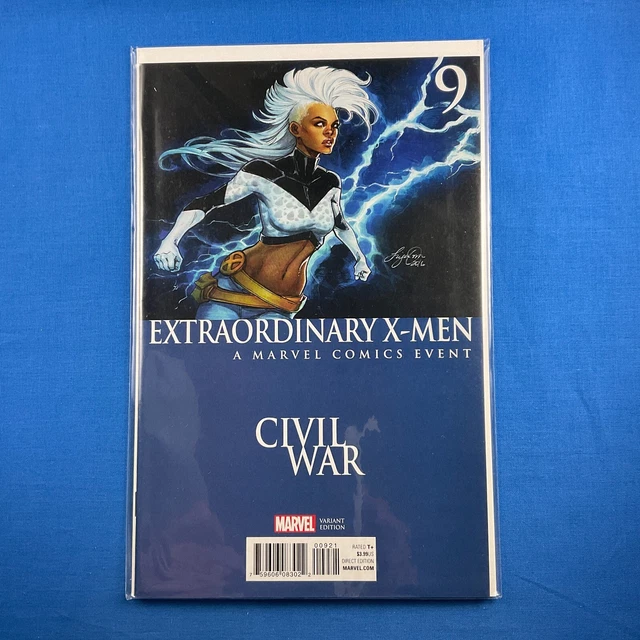 Extraordinary X-Men #9 Siya Oum Variant Civil War Cover Marvel Comics 2016