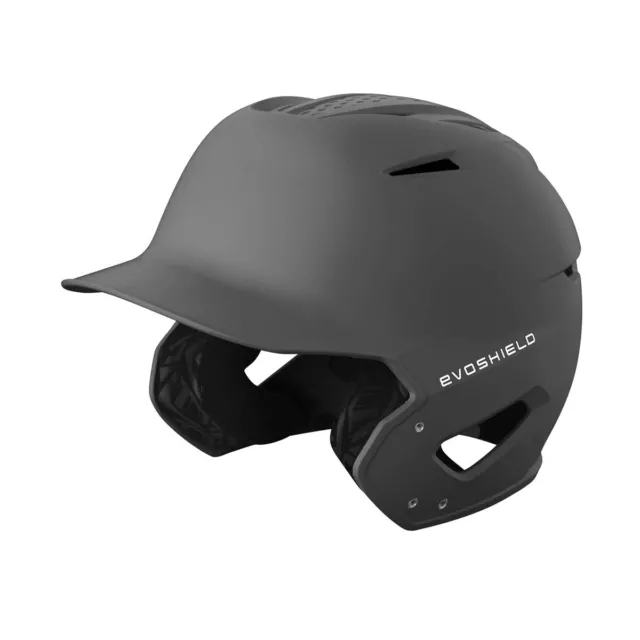 EvoShield XVT 2.0 Matte Baseball Batting Helmet CHARCOAL MD | LG