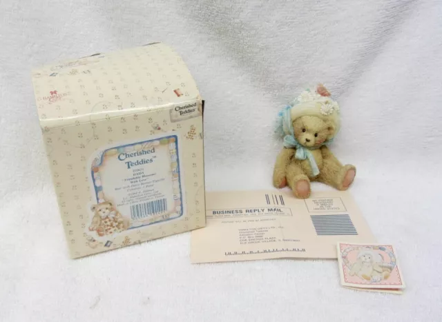 1992 Cherished Teddies *DAISY* "FRIENDSHIP BLOSSOMS w/ LOVE" 910651 Enesco w/Box