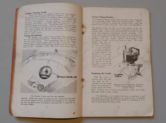 1 of Austin sixteen 16 Light six handbook 1928 model manual hand book 3