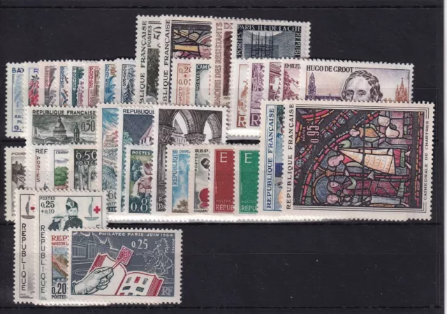 France Annee Complete 1963  Neuf**   Cote: 34 €