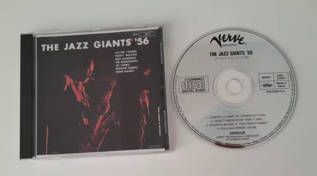 The Jazz Giants '56 Rare Japanese Reissue Cd Lester Young Teddy Wilson