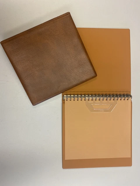 2 Stück LINDNER-Ringbinder REGULAR in hellbraun 1104-H, sauber gebraucht