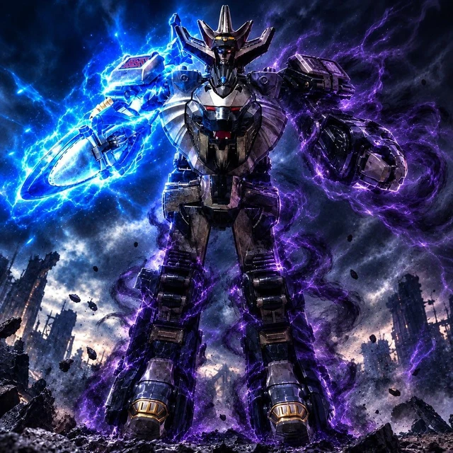 Pewer Rangers POWER RANGERS WILD Force Gaoranger DX GaoKing Versión Negra Megazord ...