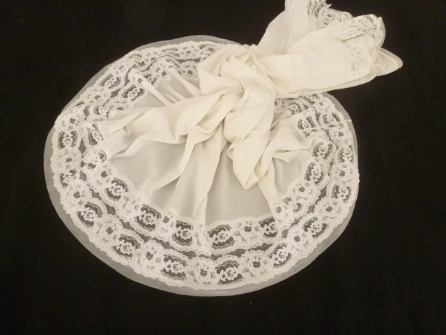 jolie combinaison & fond de robe vintage jolie dentelle  T 42 fait 40 ref 299X9