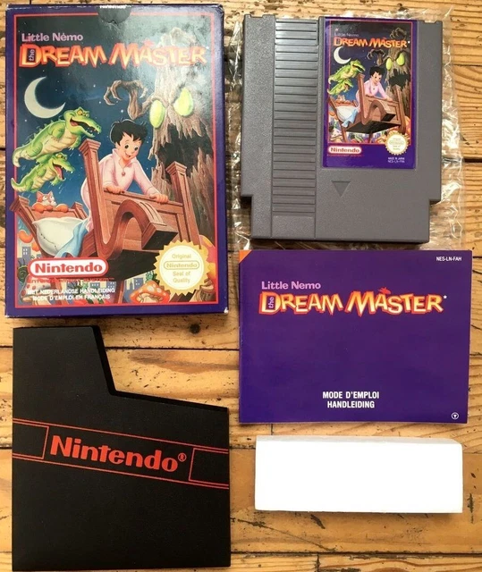 Be Little Nemo Dream Master Complet Boîte Notice Nintendo Nes Pal B Fra Cib Ovp