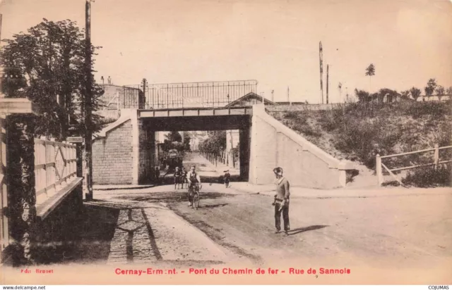 95 CERNAY ERMONT _S17729_ Pont du Chemin de Fer Rue de Sannois