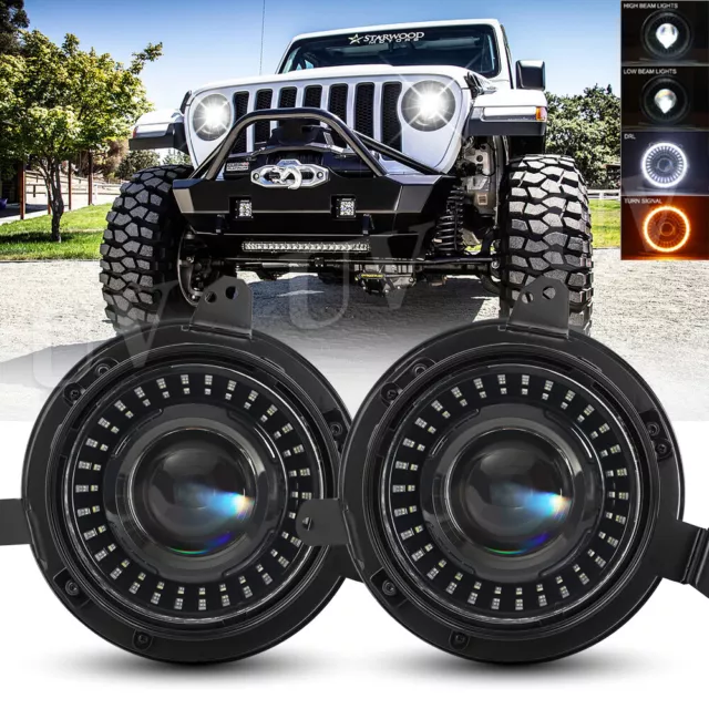 9" inch LED Headlights For Jeep Wrangler JL Gladiator 2018 2019 2020 2021 2022