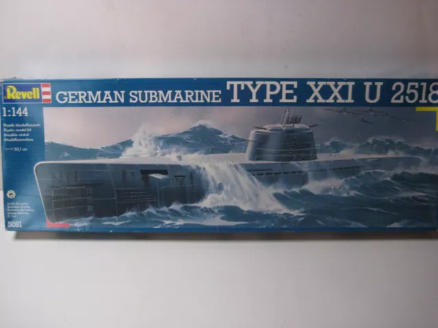 Revell 05081 German Submarine TYPE XXI U 2518 1:144 Scale Sealed Box