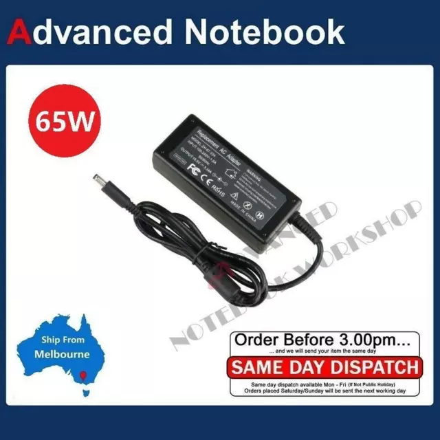 65W 19.5V 3.34A For Dell Inspiron AC Adapter Charger PA-12 Family 4.5x3.0mm