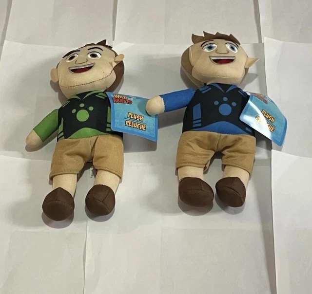 Talking Plush Chris And Martin Kratt Brothers Wild Kratts Plush