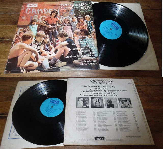 CAT STEVENS - The World Of Cat Stevens ORG LP UK Decca Folk Rock 70'