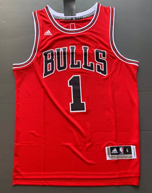 Derrick rose jersey sales stitched