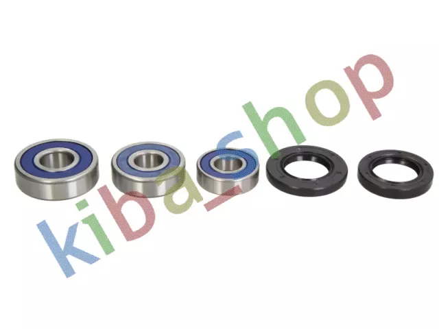 Rear Axle Wheel Bearing Set With Seals Rear Fits Honda Xl 600/650/700