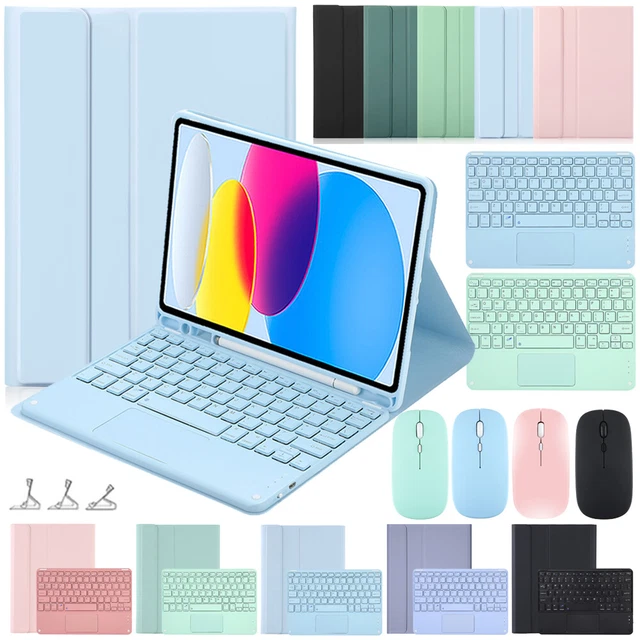 Touchpad Keyboard Mouse With Case Cover For iPad 6/7/8/9/10th Gen Air 4/5 Pro 11