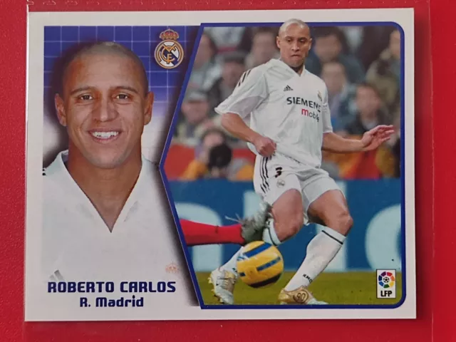 Roberto Carlos 2005 05 2006 06 Real Madrid Cromo Spain Sin Pegar Ver Fotos 1067