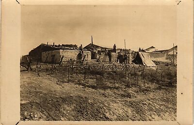 CPA AK Soldiers in a Camp in Morocco - Photo Postcard MAROC (964310)
