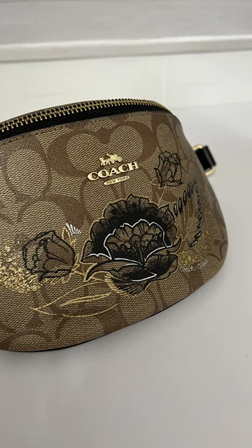 coach crossbody belt signature bag for women