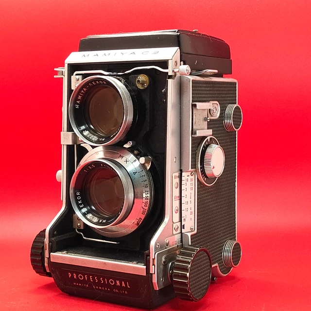NEAR MINT] MAMIYA C3 Pro 6x6 TLR Film Camera Sekor 105mm f3.5 Lens