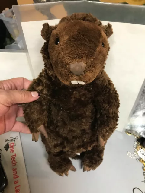 KOHL'S Cares for Kids 17" GUND Dark Brown BEAVER Plush SOFT Stuffed Animal Toy