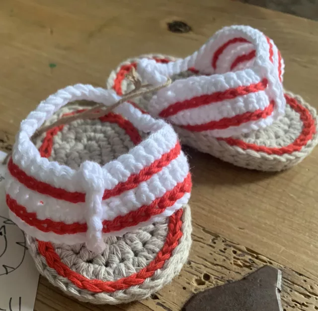 Patucos bebe recien nacido de crochet o ganchillo. Alpargatas, disponibles  en todas las tallas de bebé - de 0 a 12 meses : .es: Productos  Handmade