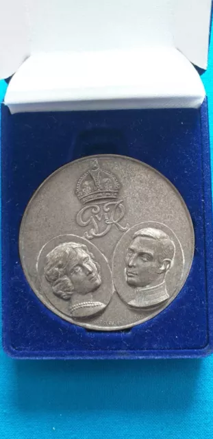 GEORGE VI Medal, The marriage of George VI to Elisabeth Bowes-Lyon