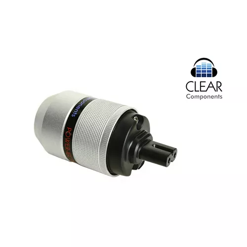 Iec-C8 Kaltgeräte Kleingeräte Stecker Alu-Iec C7 Plug-Vergoldet-Hifi-Highend