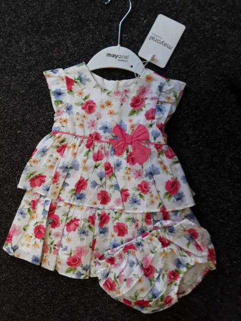 Sale New Mayoral Baby Girls Dress/Pants Style 1831 Sizes 6-9 Mths  12 Mths