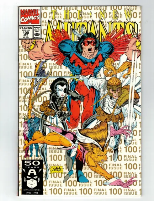 New Mutants #100 High Grade 2nd Print Variant 1st Appearance X-Force Marvel 1991