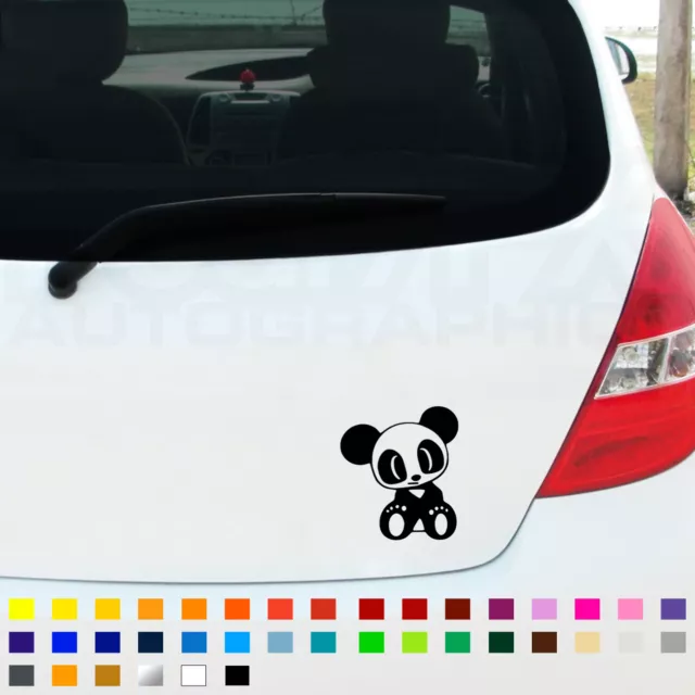 JDM Panda Decal Sticker For Car Van Window Bumper Cute Laptop Tablet Caravan