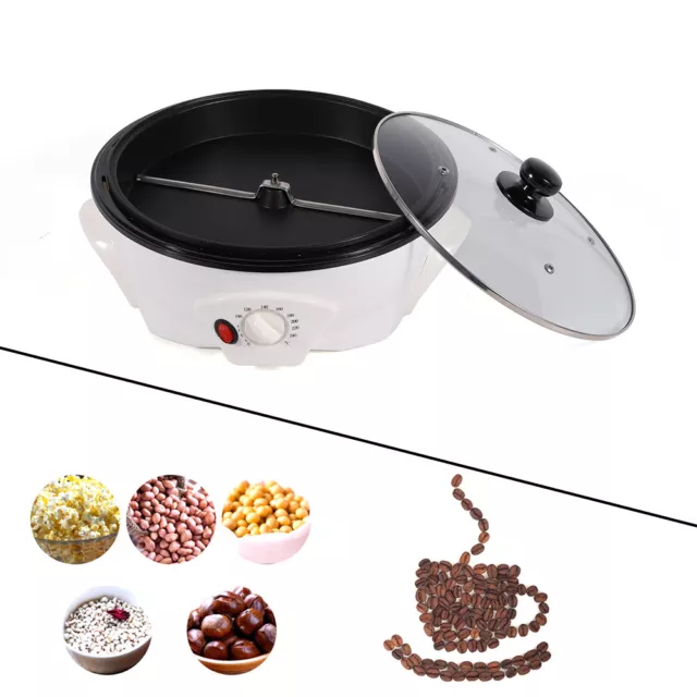 110V Home Electric Coffee Roaster Household Coffee Bean Baking Machine 1.2KW