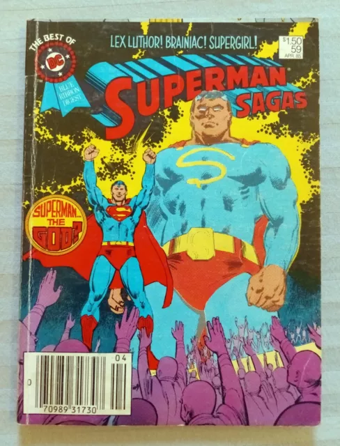 Best Of Dc Blue Ribbon Digest #59, Superman Sagas, Vg-Fn, Copper Age, 1984