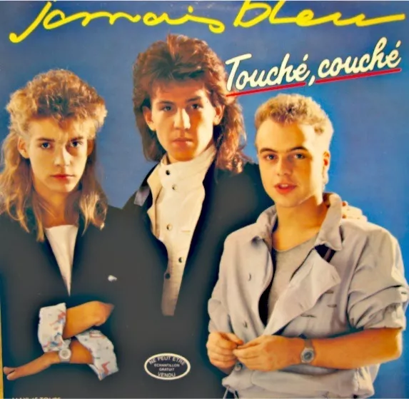 ++JAMAIS BLEU touché, couché (3 versions) MAXI PROMO 1987 POLYDOR EX++