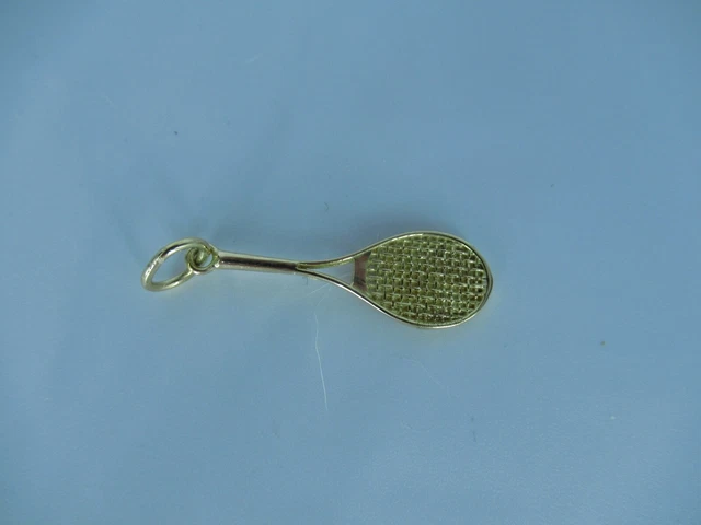 14Kt. Yellow Gold Tennis Racket Charm