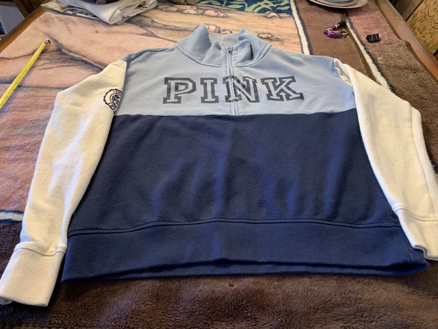 Victoria's Secret PINK S/P Pullover Half-Zip Top w/free ship