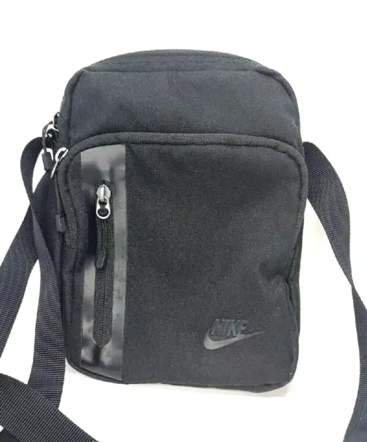 Nike Polyester 23 cms Obsidian/Black/Black Messenger Bag (BA5268-451) :  : Fashion