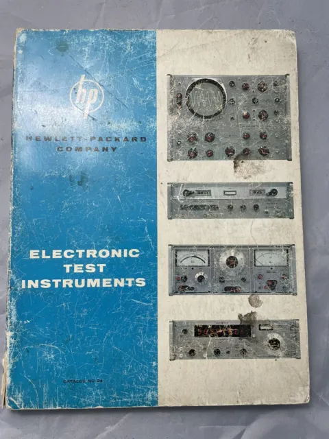 HP Test Instruments Catalog Vintage 1962