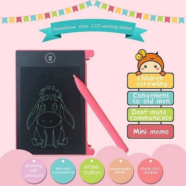 Bloc de notas Bloc de mensajes digitales Almohadilla de escritura a mano LCD Escritura Tablet Tablero de dibujo