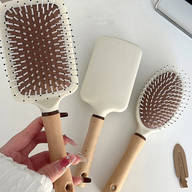 Cute Comb Airbag Wood Comb Scalp Massage Comb Wa