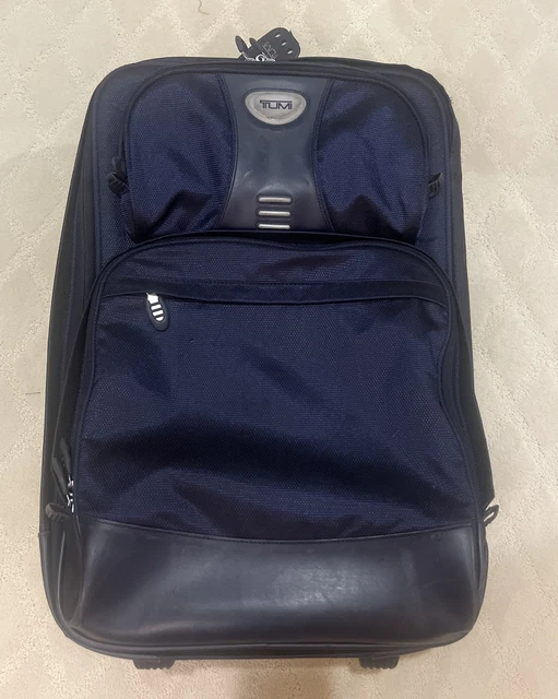 Tumi Luggage Blue Expandable 22” -23” Carry On 2-Wheeled Suitcase